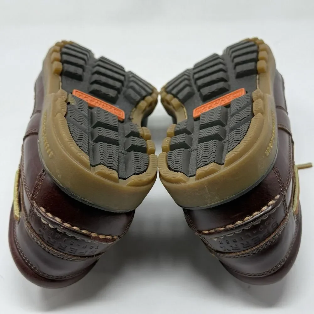 Sperry Authentic Original 3-Eye Lug Sole Boat Shoes Mens 10.5 M Brown Leather